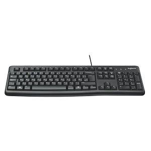 Logitech K120 Wired Keyboard, USB Plug-and-Play, Full-Size, Spill Resistant