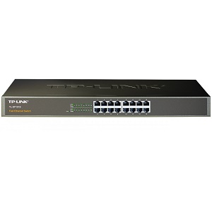 TP-Link 16-port 10/100M Desktop Switch,16 10/100M RJ45 Ports, Plastic Case