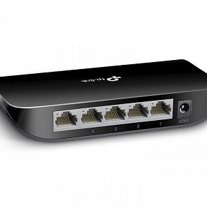 TP-Link 5-port Desktop Gigabit Switch, 5 10/100/1000M RJ45 Ports, Plastic Case