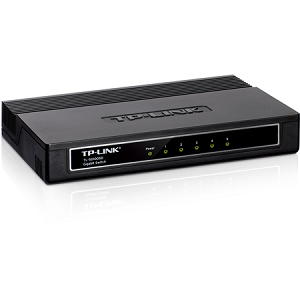 TP-Link 8-port Gigabit Switch, 8 10/100/1000M RJ45 Ports, 1U 13-inch Rack-Mountable Steel Case