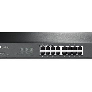 TP-Link 16-port Gigabit Switch, 16 10/100/1000M RJ45 Ports, 1U 19-inch Rack-Mountable Steel Case