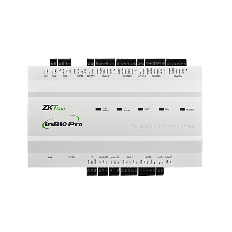 ZK TWO DOOR CONTROLLER USED WITH BIOMETRIC READERS